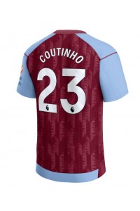 Fotbalové Dres Aston Villa Philippe Coutinho #23 Domácí Oblečení 2023-24 Krátký Rukáv